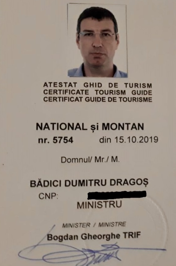 Atestat turism Dragos Badici
